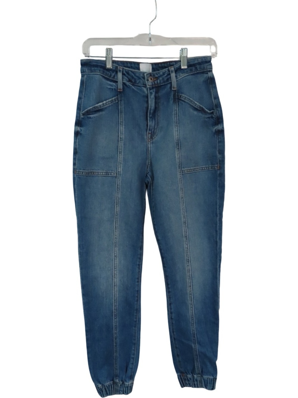 Jonathan Simkhai Standard Denim Joggers Size 26 High Rise Elastic Hem